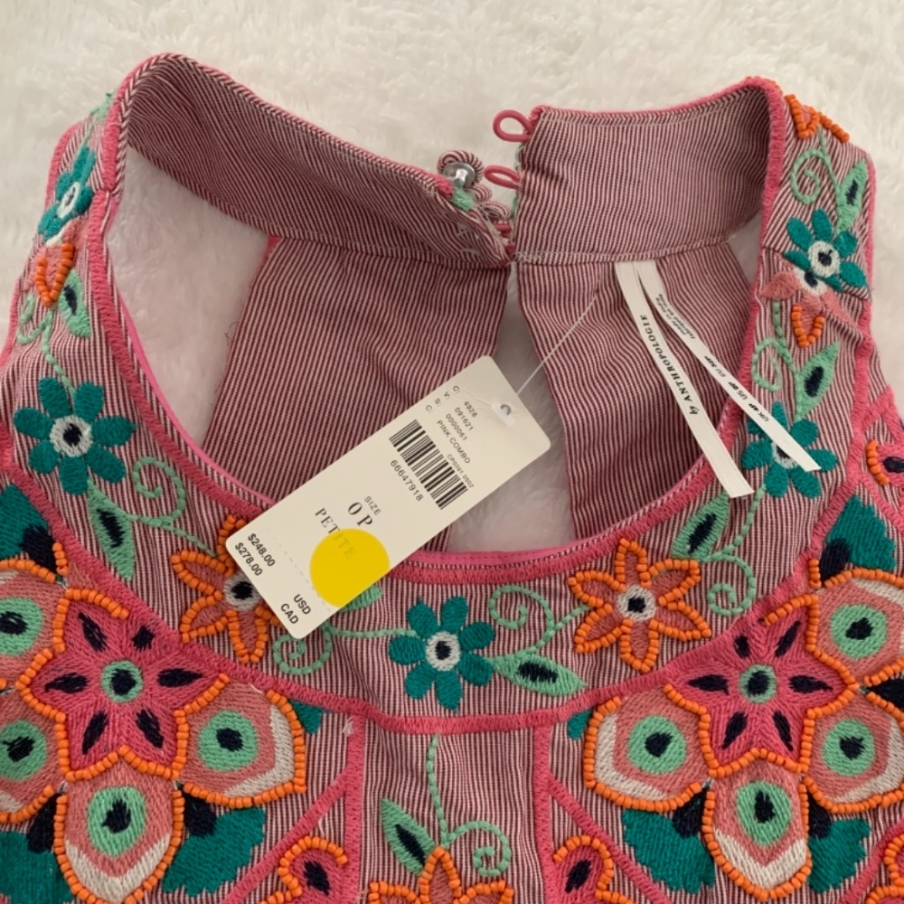 Embroidered & Appliqued Shift Dress - Picture 5 of 12